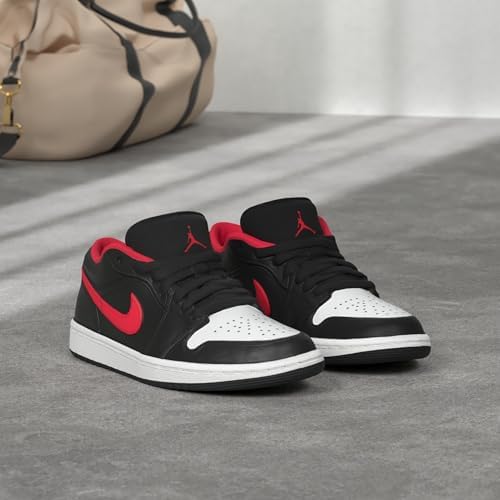 Jordan Tênis masculino Air Jordan 1 Low 553558 063 Biqueira